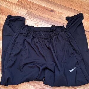 Nike Black joggers with White Logo